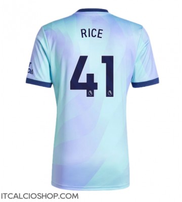 Arsenal Declan Rice #41 Terza Maglia 2024-25 Manica Corta